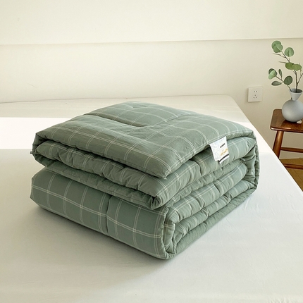 91家纺网 家纺一手货源 找家纺 （总）宝士康家纺 2024新款简约无印风冬被 被子被芯