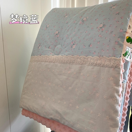 91家纺网 家纺一手货源 找家纺 （总）2025新款秋冬季棉加豆豆绒法式花边款豆豆被被芯