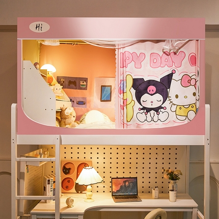 91家纺网 家纺一手货源 找家纺 （总）安金蚊帐 2024新款99%强遮光逐梦空间宿舍上下铺蚊帐