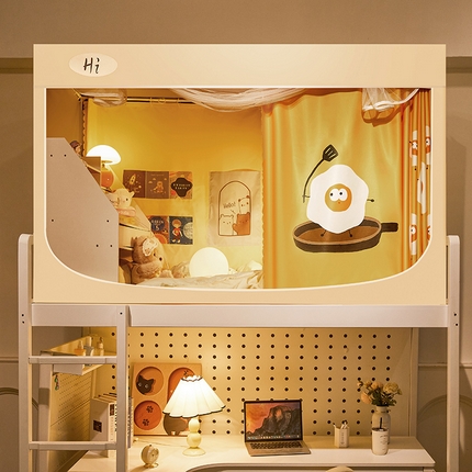 91家纺网 家纺一手货源 找家纺 （总）安金蚊帐 2024新款99%强遮光逐梦空间宿舍上下铺蚊帐