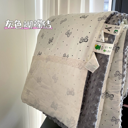 91家纺网 家纺一手货源 找家纺 （总）2025新款秋冬季棉加豆豆绒法式花边款豆豆被被芯