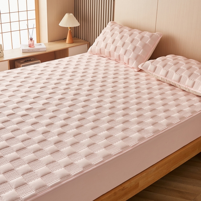 91家纺网 家纺一手货源 找家纺 卡派 2024新款布拉格水洗棉夹棉加厚床笠大床 布拉格-玉