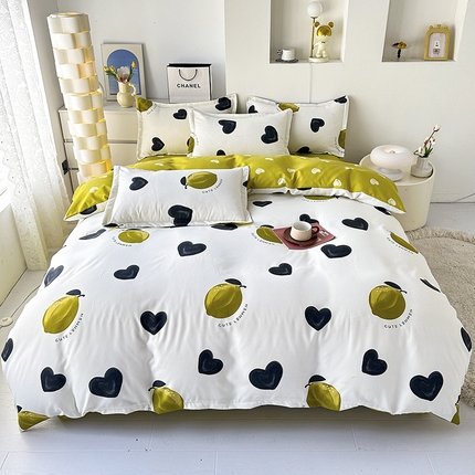 91家纺网 家纺一手货源 找家纺 （总）梦卓家纺 新款直播加厚植物羊绒四件套高克重磨毛跨境四件套 大量现货