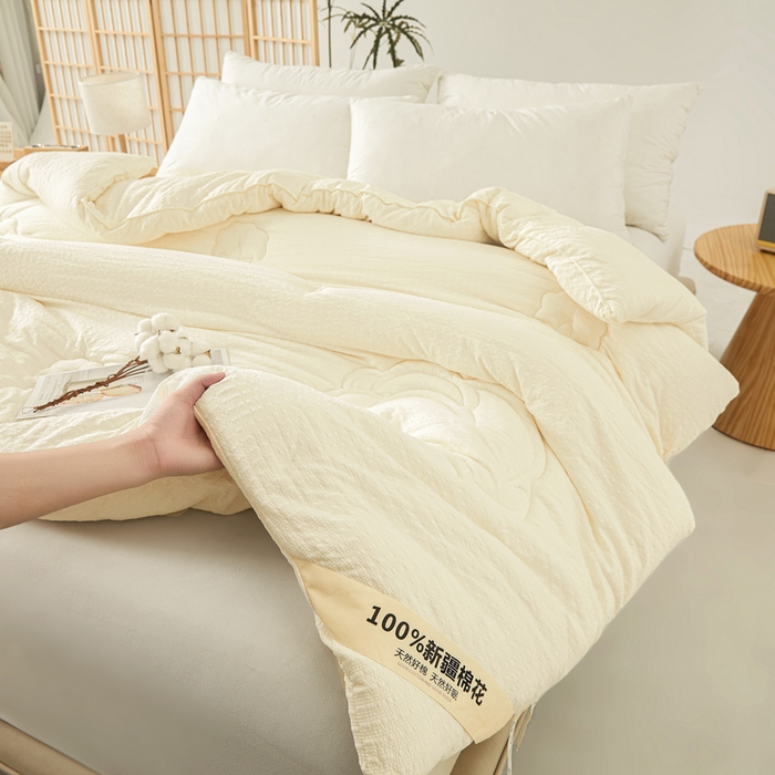91家纺网 家纺一手货源 找家纺 （总）2024新款A类亲肤舒适提花新疆棉花被子被芯