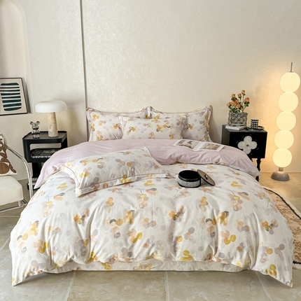 91家纺网 家纺一手货源 找家纺 （总）凌鼎 2025新款100%全棉生态磨毛四件套系列1