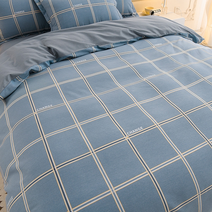 91家纺网 家纺一手货源 找家纺 润淳 2026新直播加厚活性磨毛四件套纯棉三件套 阿黛尔 蓝