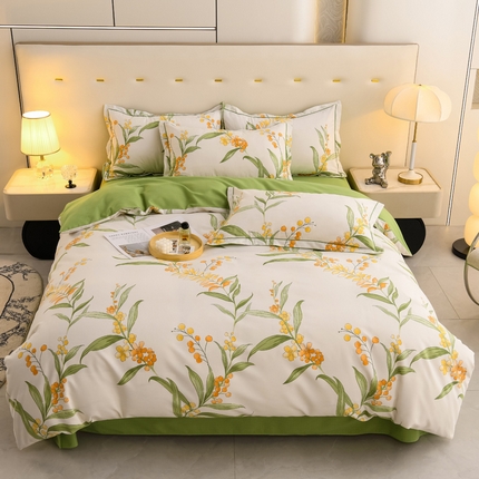 91家纺网 家纺一手货源 找家纺 （总3）润淳 2025新直播加厚活性磨毛四件套纯棉三件套