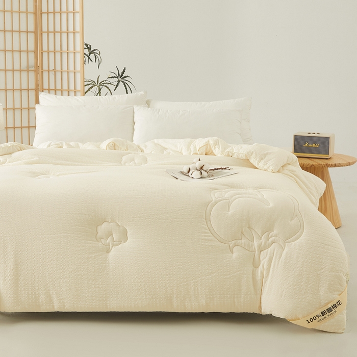 91家纺网 家纺一手货源 找家纺 （总）2024新款A类亲肤舒适提花新疆棉花被子被芯