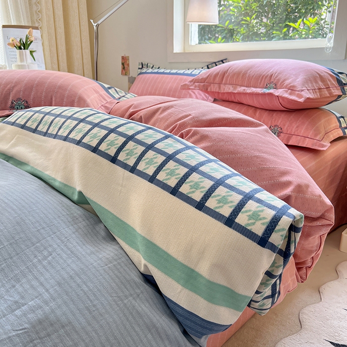 91家纺网 家纺一手货源 找家纺 润淳 2025新直播加厚活性磨毛四件套纯棉三件套 西西里