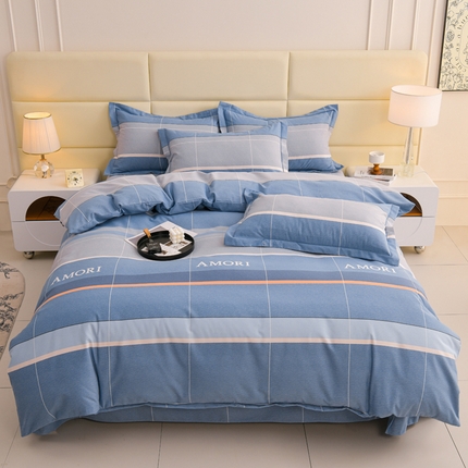 91家纺网 家纺一手货源 找家纺 （总3）润淳 2025新直播加厚活性磨毛四件套纯棉三件套