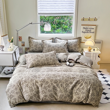 91家纺网 家纺一手货源 找家纺 （总3）润淳 2025新直播加厚活性磨毛四件套纯棉三件套