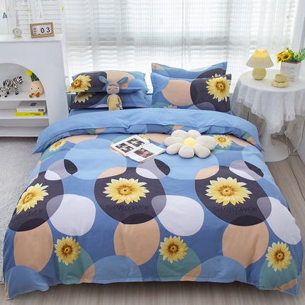 91家纺网 家纺一手货源 找家纺 梦卓家纺 2025新款直播加厚植物羊绒四件套高克重磨毛跨境四件套 大量现货盛夏