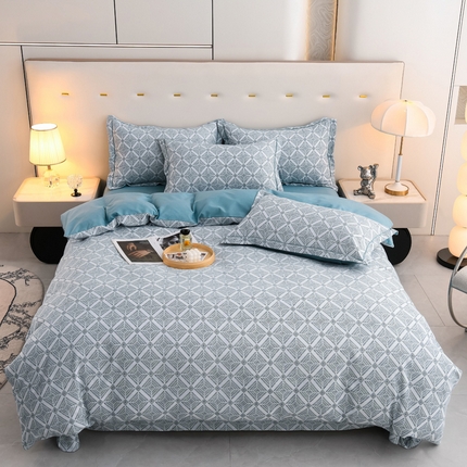 91家纺网 家纺一手货源 找家纺 （总3）润淳 2025新直播加厚活性磨毛四件套纯棉三件套