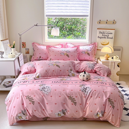 91家纺网 家纺一手货源 找家纺 （总3）润淳 2025新直播加厚活性磨毛四件套纯棉三件套