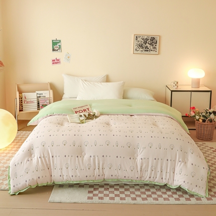 91家纺网 家纺一手货源 找家纺 亿莱鑫 2025新款有氧棉暖芯秋冬被 暖芯树