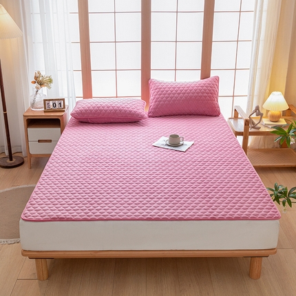 91家纺网 家纺一手货源 找家纺 （总）2024新款牛奶绒夹棉款床垫系列