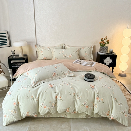 91家纺网 家纺一手货源 找家纺 （总）凌鼎 2025新款100%全棉生态磨毛四件套系列1