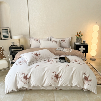 91家纺网 家纺一手货源 找家纺 （总）凌鼎 2025新款100%全棉生态磨毛四件套系列1