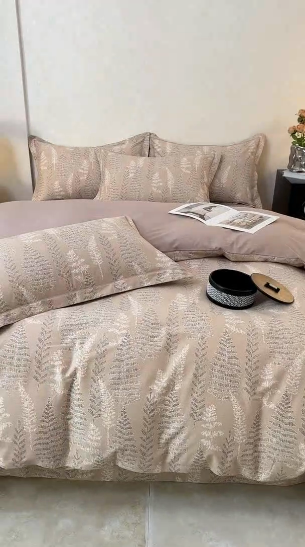 91家纺网 家纺一手货源 找家纺 凌鼎 2025新款100%全棉生态磨毛四件套系列1 重庆森林