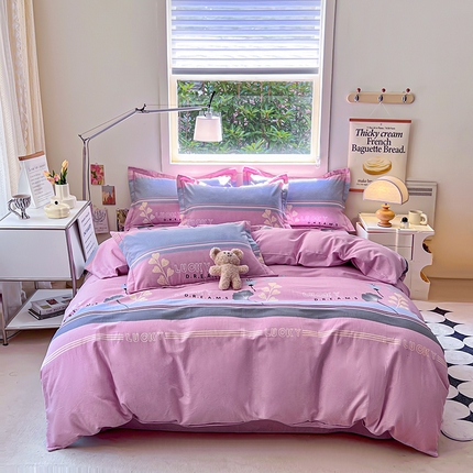 91家纺网 家纺一手货源 找家纺 （总3）润淳 2025新直播加厚活性磨毛四件套纯棉三件套