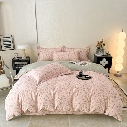 91家纺网 家纺一手货源 找家纺 （总）凌鼎 2025新款100%全棉生态磨毛四件套系列1