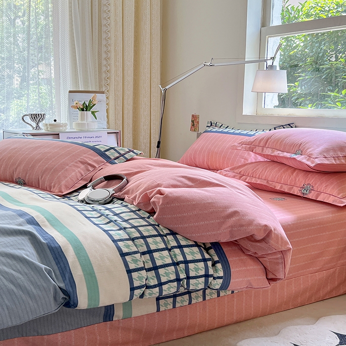 91家纺网 家纺一手货源 找家纺 润淳 2025新直播加厚活性磨毛四件套纯棉三件套 西西里