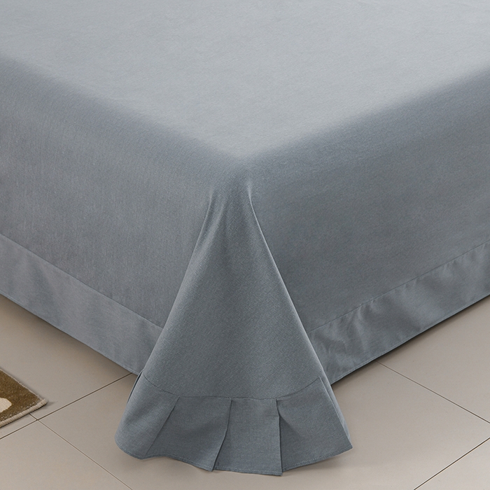 91家纺网 家纺一手货源 找家纺 润淳 2026新直播加厚活性磨毛四件套纯棉三件套 阿黛尔 蓝