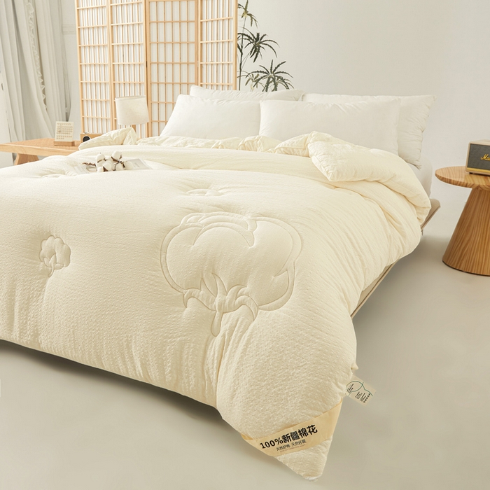 91家纺网 家纺一手货源 找家纺 （总）2024新款A类亲肤舒适提花新疆棉花被子被芯