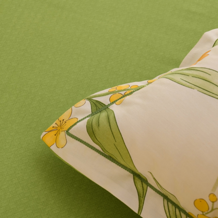 91家纺网 家纺一手货源 找家纺 润淳 2025新直播加厚活性磨毛四件套纯棉三件套 茵曼 绿