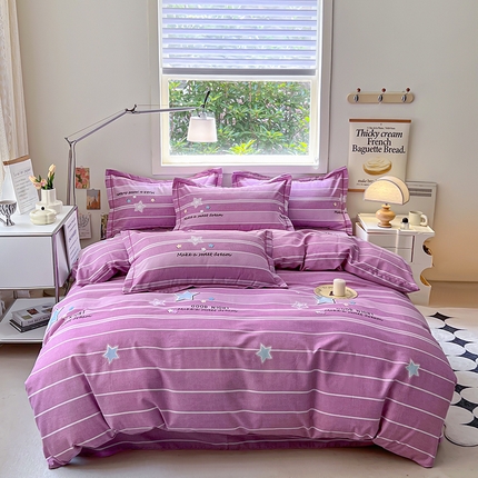 91家纺网 家纺一手货源 找家纺 （总3）润淳 2025新直播加厚活性磨毛四件套纯棉三件套