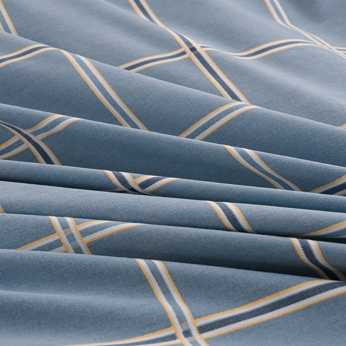 91家纺网 家纺一手货源 找家纺 润淳 2026新直播加厚活性磨毛四件套纯棉三件套 阿黛尔 蓝