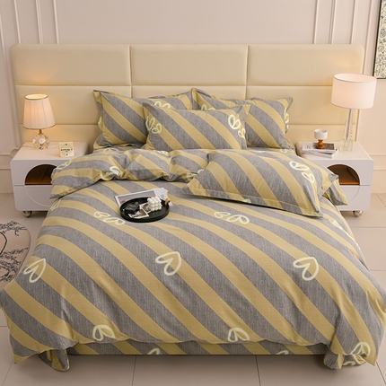 91家纺网 家纺一手货源 找家纺 （总3）润淳 2025新直播加厚活性磨毛四件套纯棉三件套