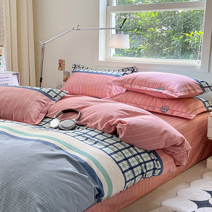 91家纺网 家纺一手货源 找家纺 润淳 2025新直播加厚活性磨毛四件套纯棉三件套 西西里