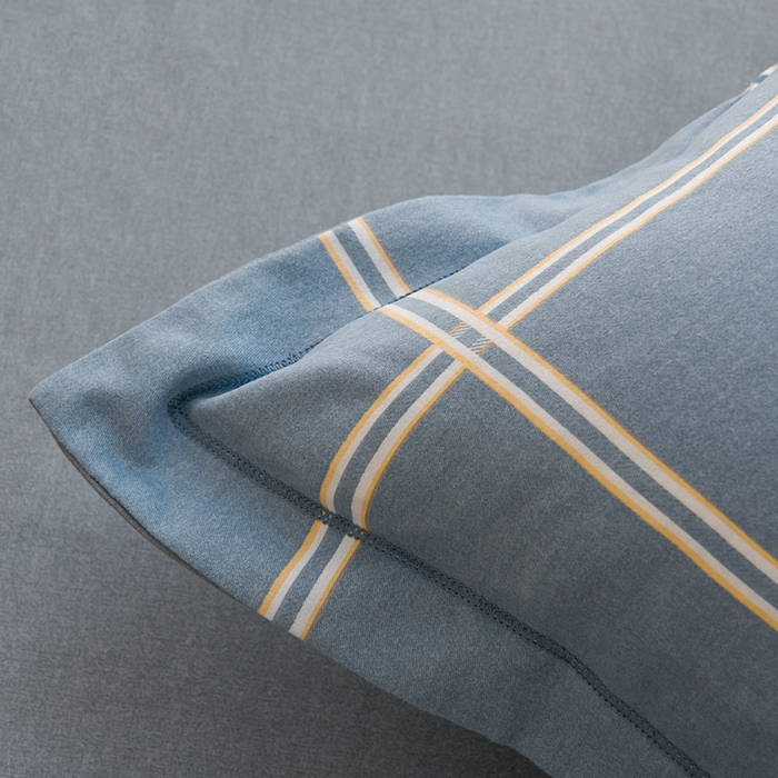 91家纺网 家纺一手货源 找家纺 润淳 2026新直播加厚活性磨毛四件套纯棉三件套 阿黛尔 蓝