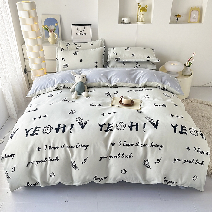 91家纺网 家纺一手货源 找家纺 梦卓家纺 2025新款直播加厚植物羊绒四件套高克重磨毛跨境四件套 大量现货蝴蝶画报