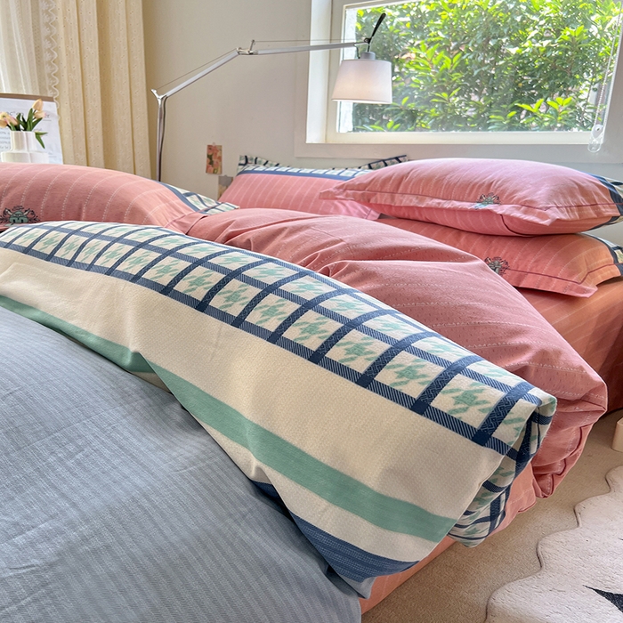 91家纺网 家纺一手货源 找家纺 润淳 2025新直播加厚活性磨毛四件套纯棉三件套 西西里