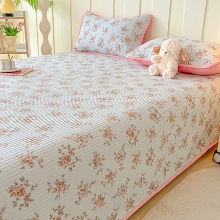 91家纺网 家纺一手货源 找家纺 （总）玉海棠 玉海棠 2024新款针织棉加绒床盖