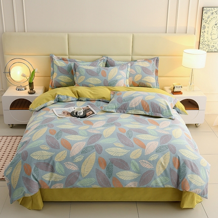 91家纺网 家纺一手货源 找家纺 （总3）润淳 2025新直播加厚活性磨毛四件套纯棉三件套