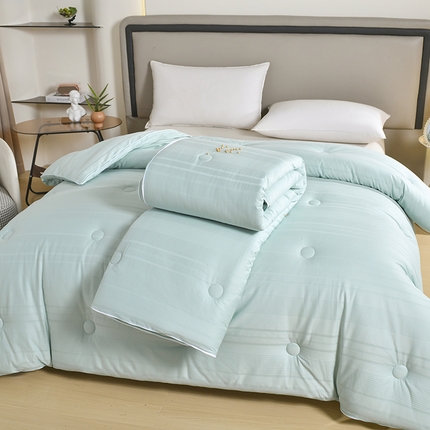 91家纺网 家纺一手货源 找家纺 （总）爱衫妮 2025新款母婴级全棉55%大豆抗菌拉链款子母被纯棉原棉春秋被冬被厚被子