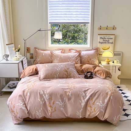 91家纺网 家纺一手货源 找家纺 （总3）润淳 2025新直播加厚活性磨毛四件套纯棉三件套