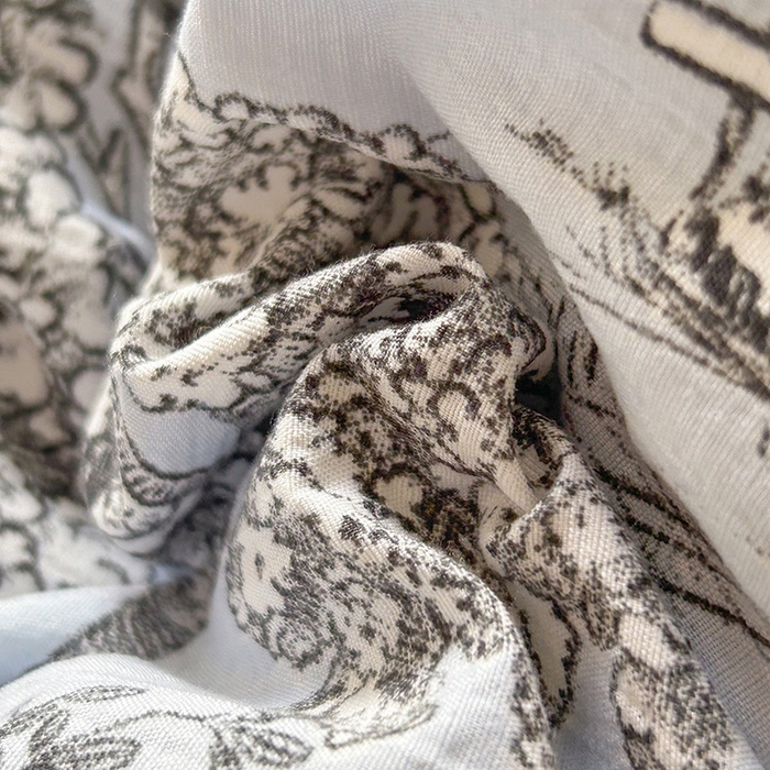 91家纺网 家纺一手货源 找家纺 韩约家纺 2025新款1针织棉皱皱纱床单款夏凉被春秋被冬被四件套 巴克庄园