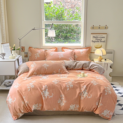 91家纺网 家纺一手货源 找家纺 （总3）润淳 2025新直播加厚活性磨毛四件套纯棉三件套