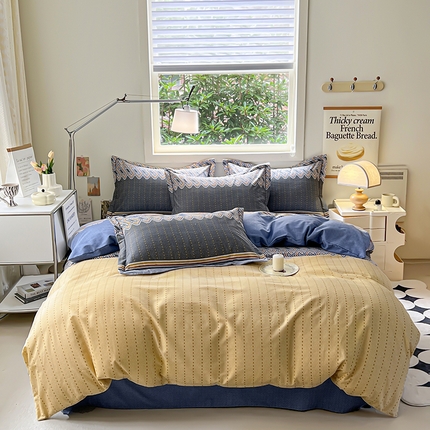 91家纺网 家纺一手货源 找家纺 （总3）润淳 2025新直播加厚活性磨毛四件套纯棉三件套