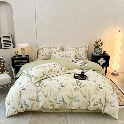 91家纺网 家纺一手货源 找家纺 （总）凌鼎 2025新款100%全棉生态磨毛四件套系列1