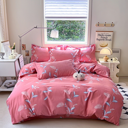 91家纺网 家纺一手货源 找家纺 （总3）润淳 2025新直播加厚活性磨毛四件套纯棉三件套