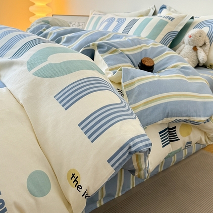 91家纺网 家纺一手货源 找家纺 （总）慕木家纺 2025新款全棉印花四件套