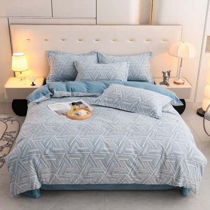 91家纺网 家纺一手货源 找家纺 （总3）润淳 2025新直播加厚活性磨毛四件套纯棉三件套