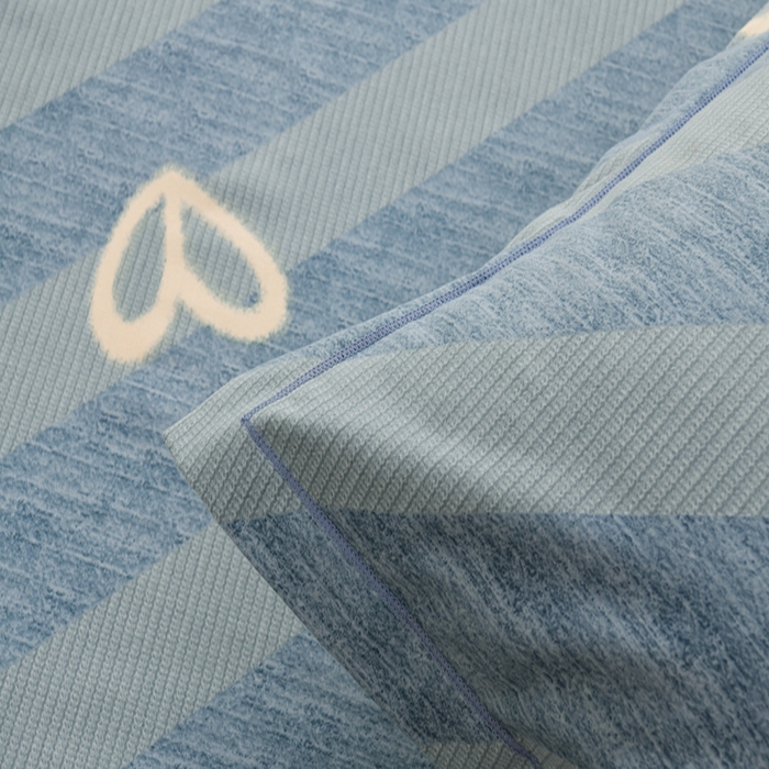 91家纺网 家纺一手货源 找家纺 润淳 2025新直播加厚活性磨毛四件套纯棉三件套 一心一意 蓝