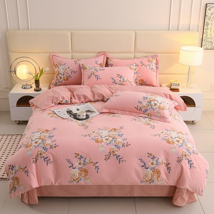 91家纺网 家纺一手货源 找家纺 （总3）润淳 2025新直播加厚活性磨毛四件套纯棉三件套