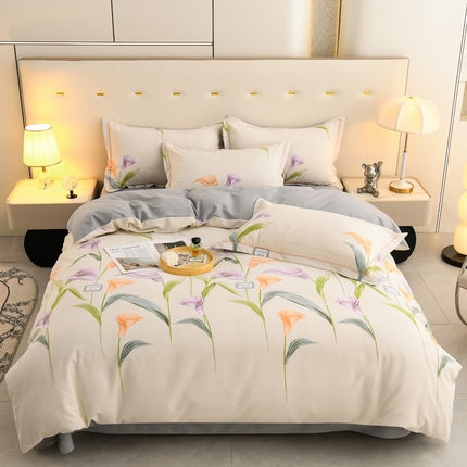 91家纺网 家纺一手货源 找家纺 （总3）润淳 2025新直播加厚活性磨毛四件套纯棉三件套